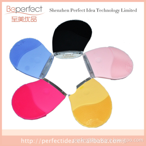 BP-SK1068 Face Cleaning Massager Brush Rechargeable Silicone Facial Brush , Sonic Face Brush